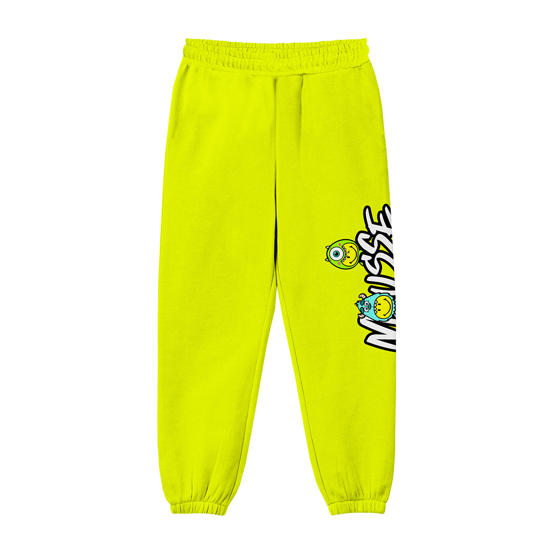 pantalone cozy felpa boy monster friends yellow