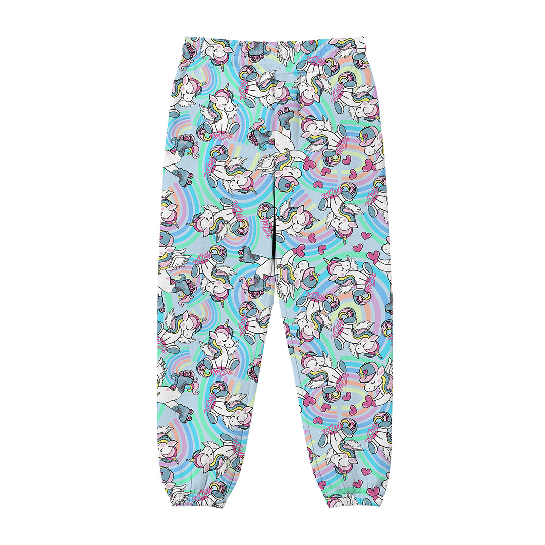 pantalone cozy felpa unicorn sweet