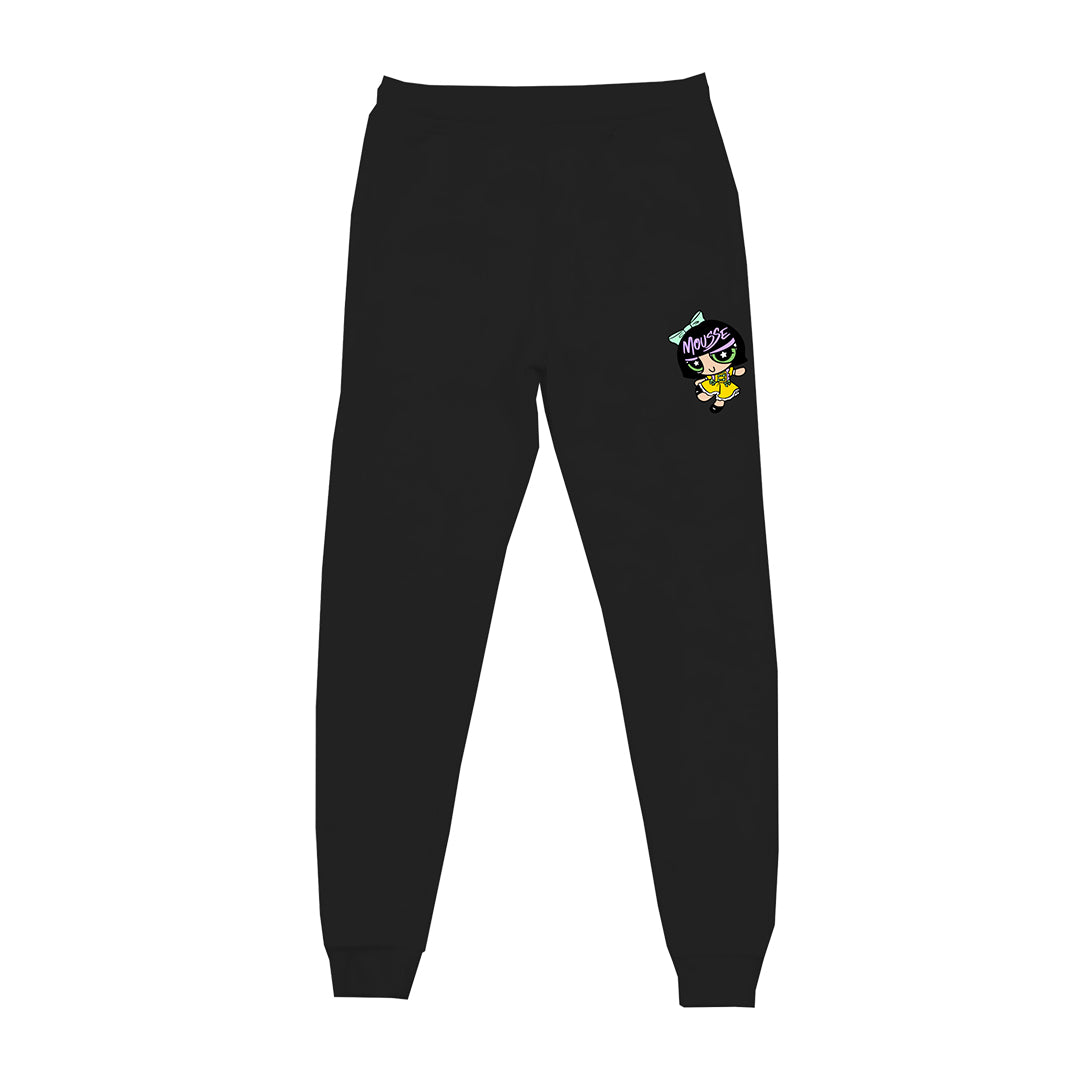 pantalone jogger black superstars