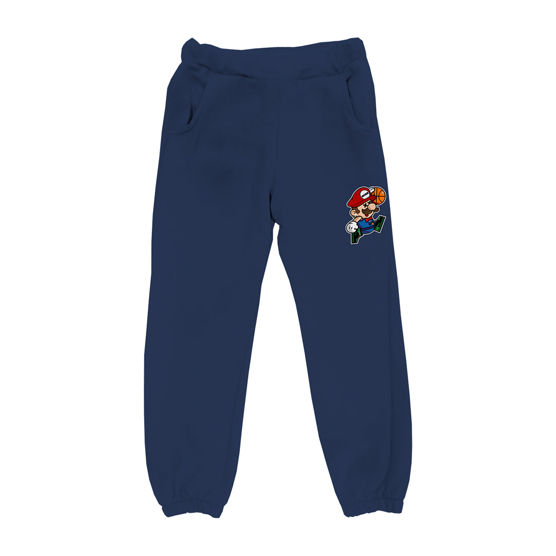 pantalone jogger blue air mario