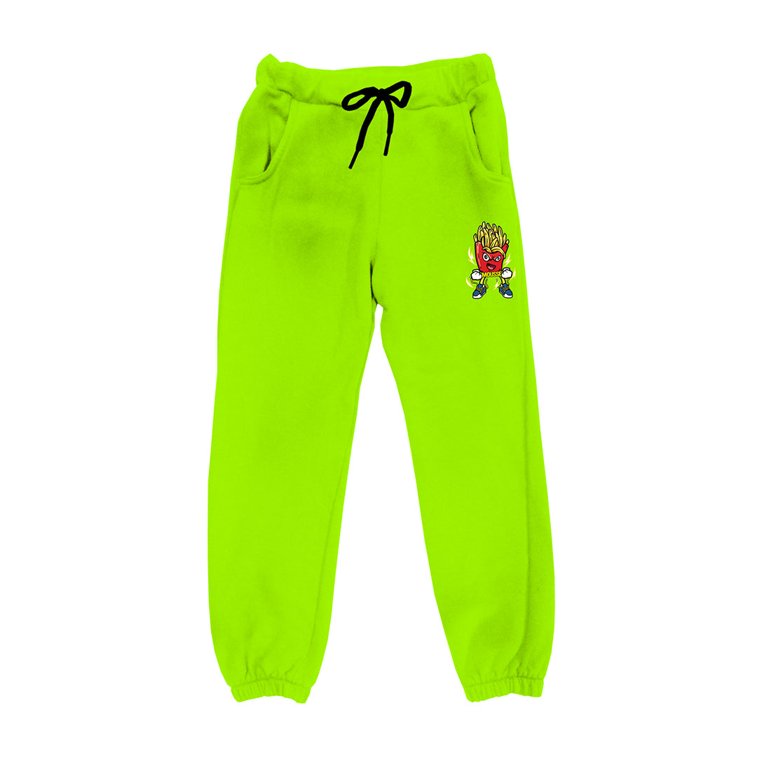 pantalone jogger monsterfood green