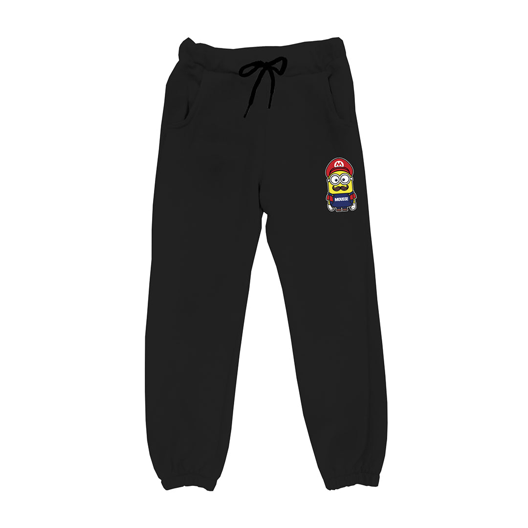 pantalone jogger supermini black