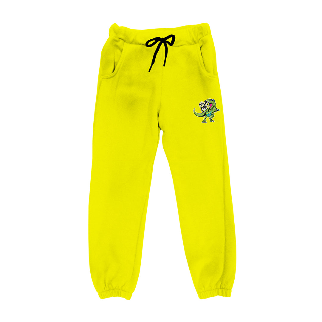 pantalone jogger trock yellow