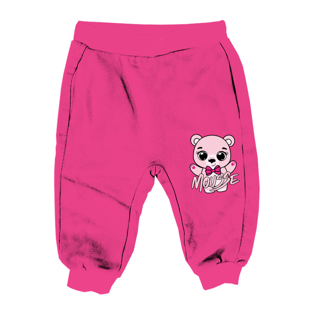 pantalone neonata bearinlove fucsia