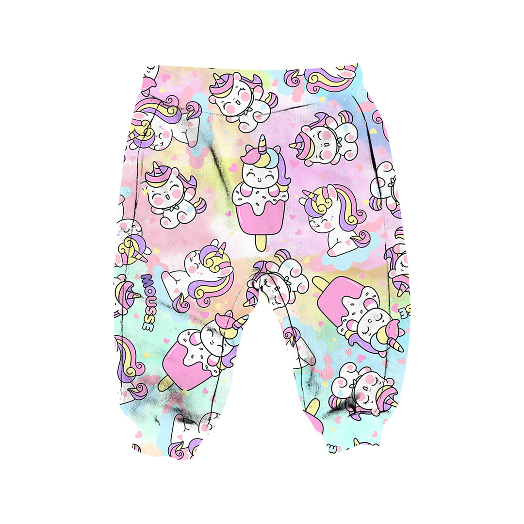 pantalone neonata fantasia vaporunicorn