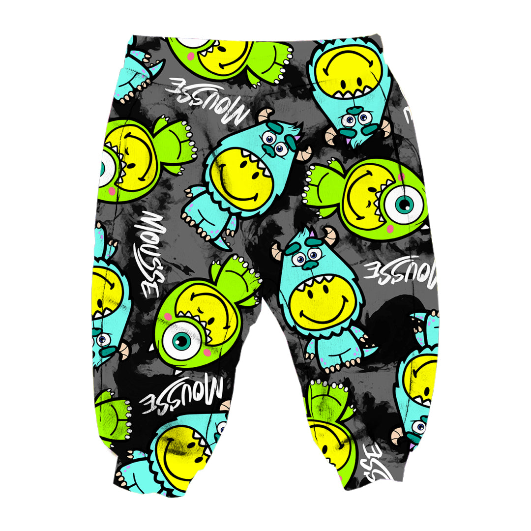 pantalone neonato fantasy monsterfriends