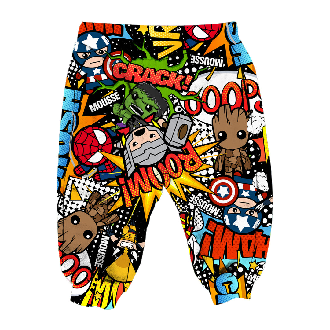 pantalone neonato fantasy superfriend