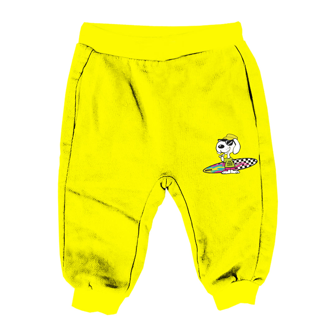 pantalone new born boy yellow snoopsurf