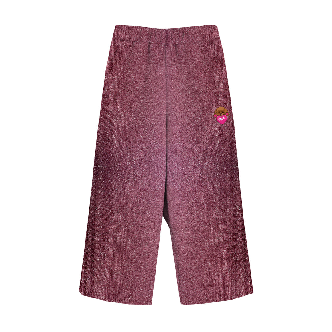 pantalone palazzo lurex arthur pink