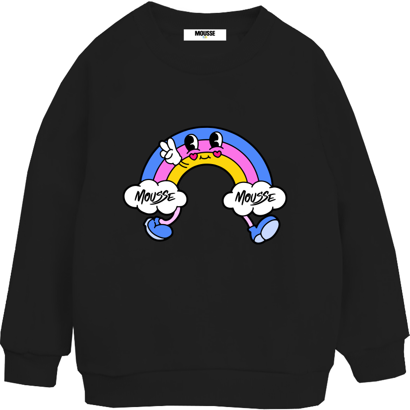 sweatshirt happy cloud black2