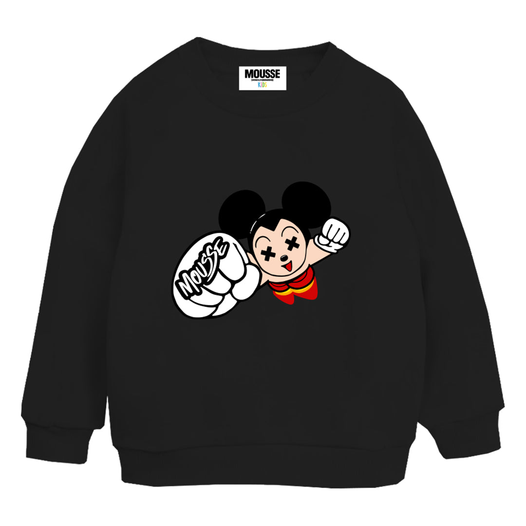 sweatshirt print astroboy black