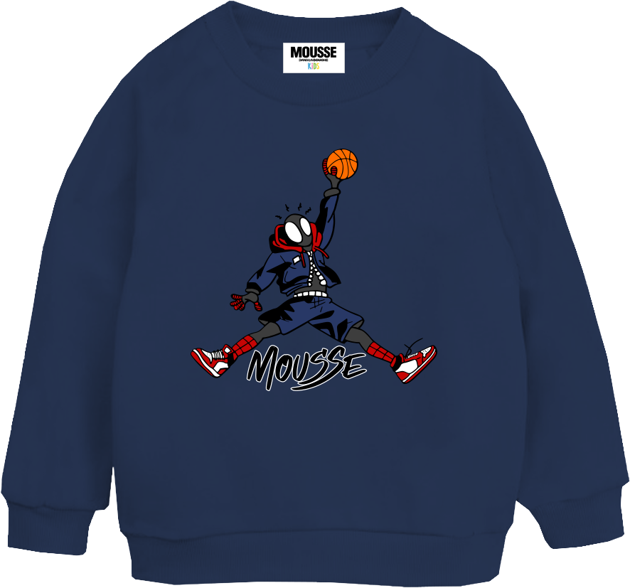 sweatshirt print boy spinair blue
