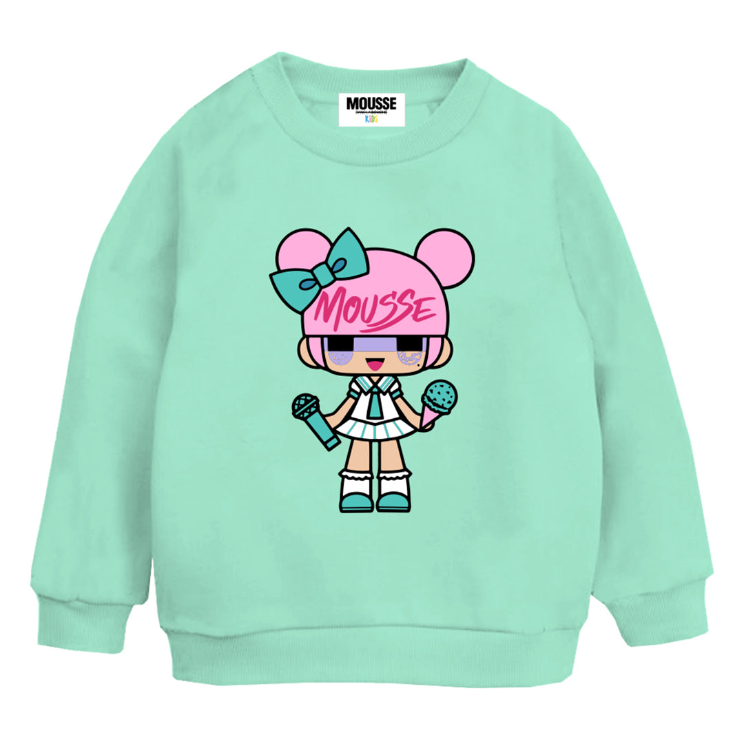 sweatshirt print mint lovedoll