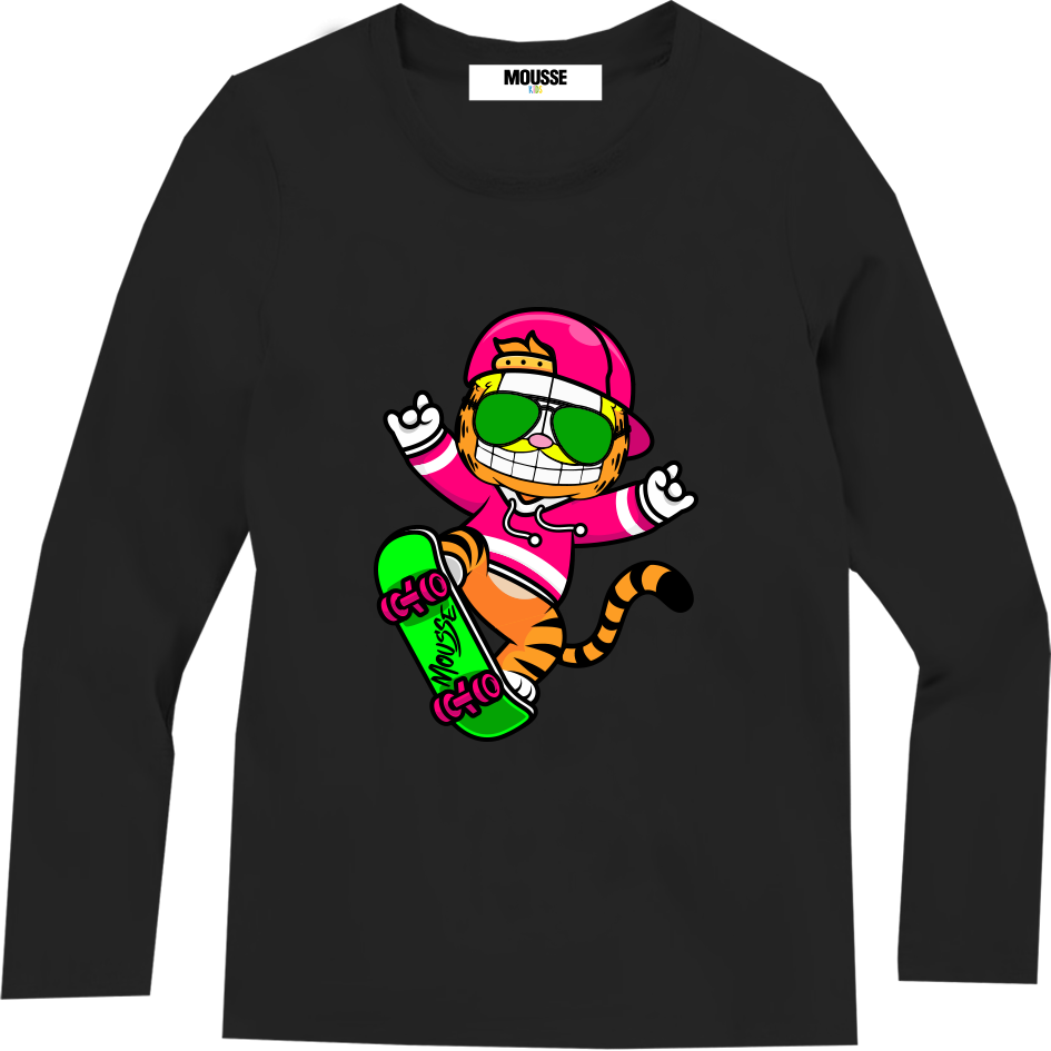 t-shirt ml skatetoschool black