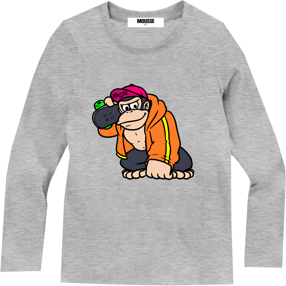 t-shirt ml skatetoschool melange