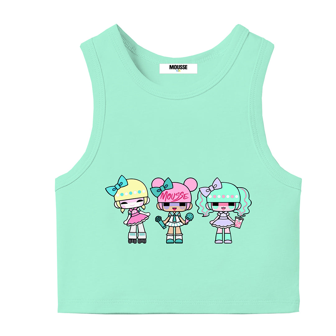 tank crop jersey lovedoll mint