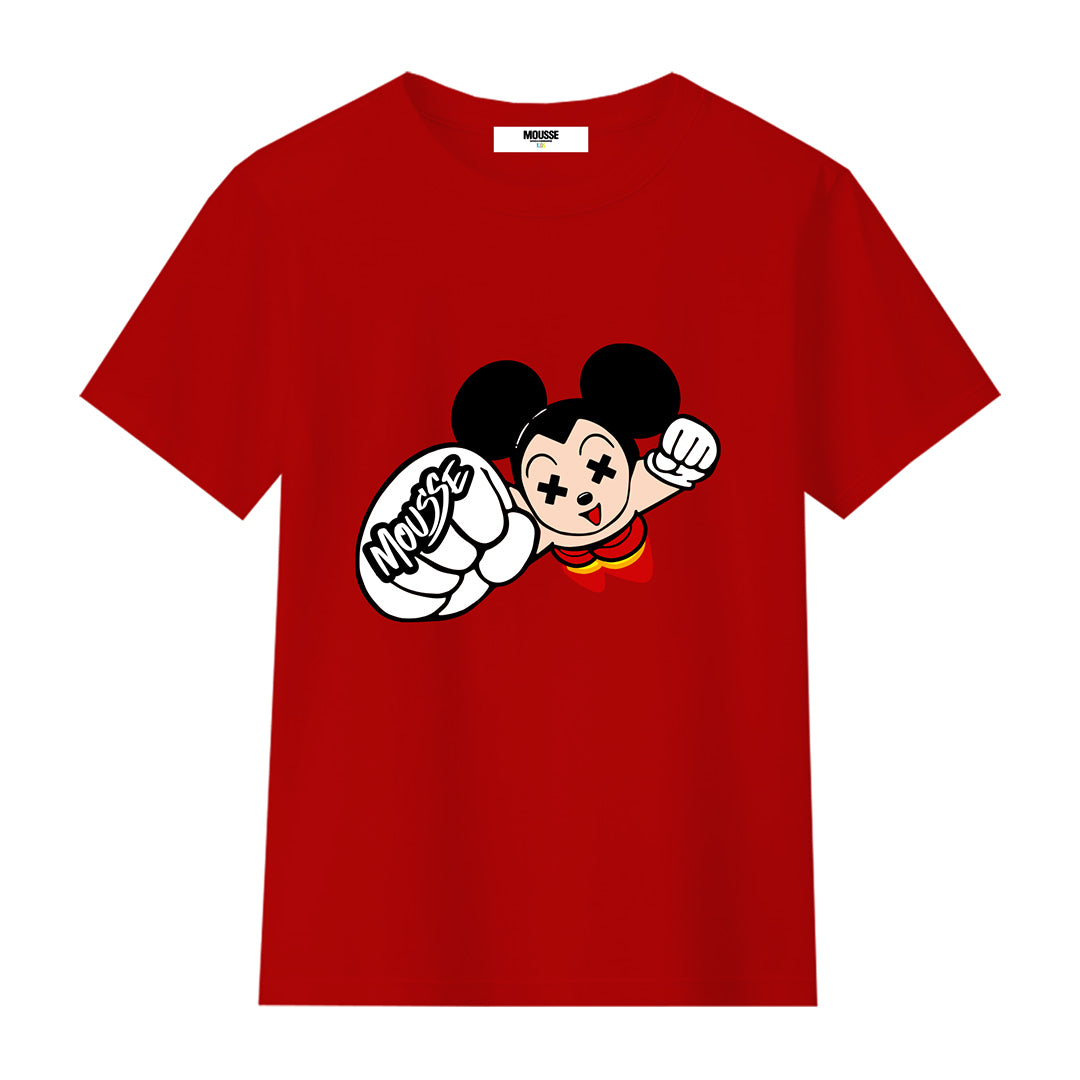 tshirt boy astromouse red