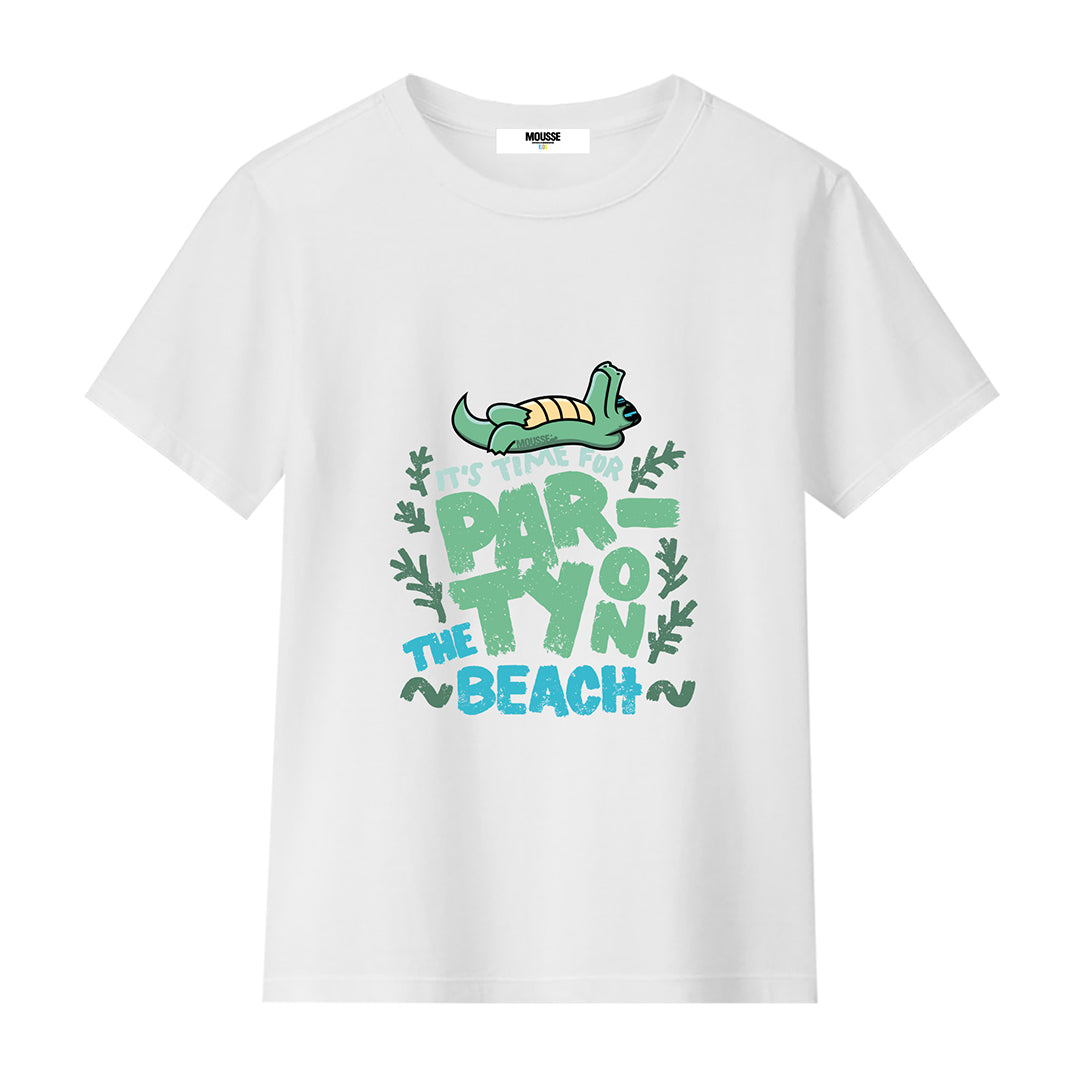 tshirt boy crazywave white