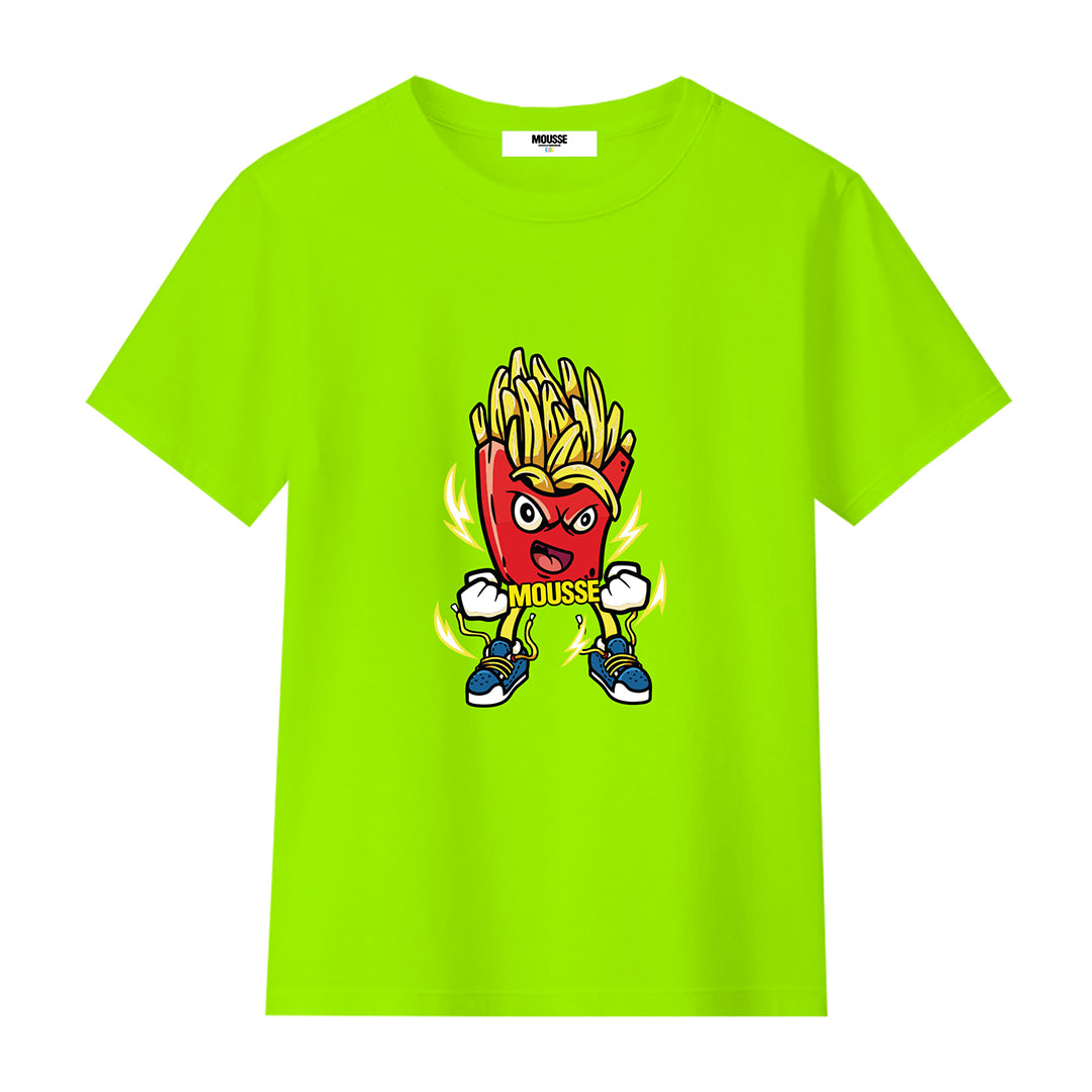 tshirt boy monsterfood green