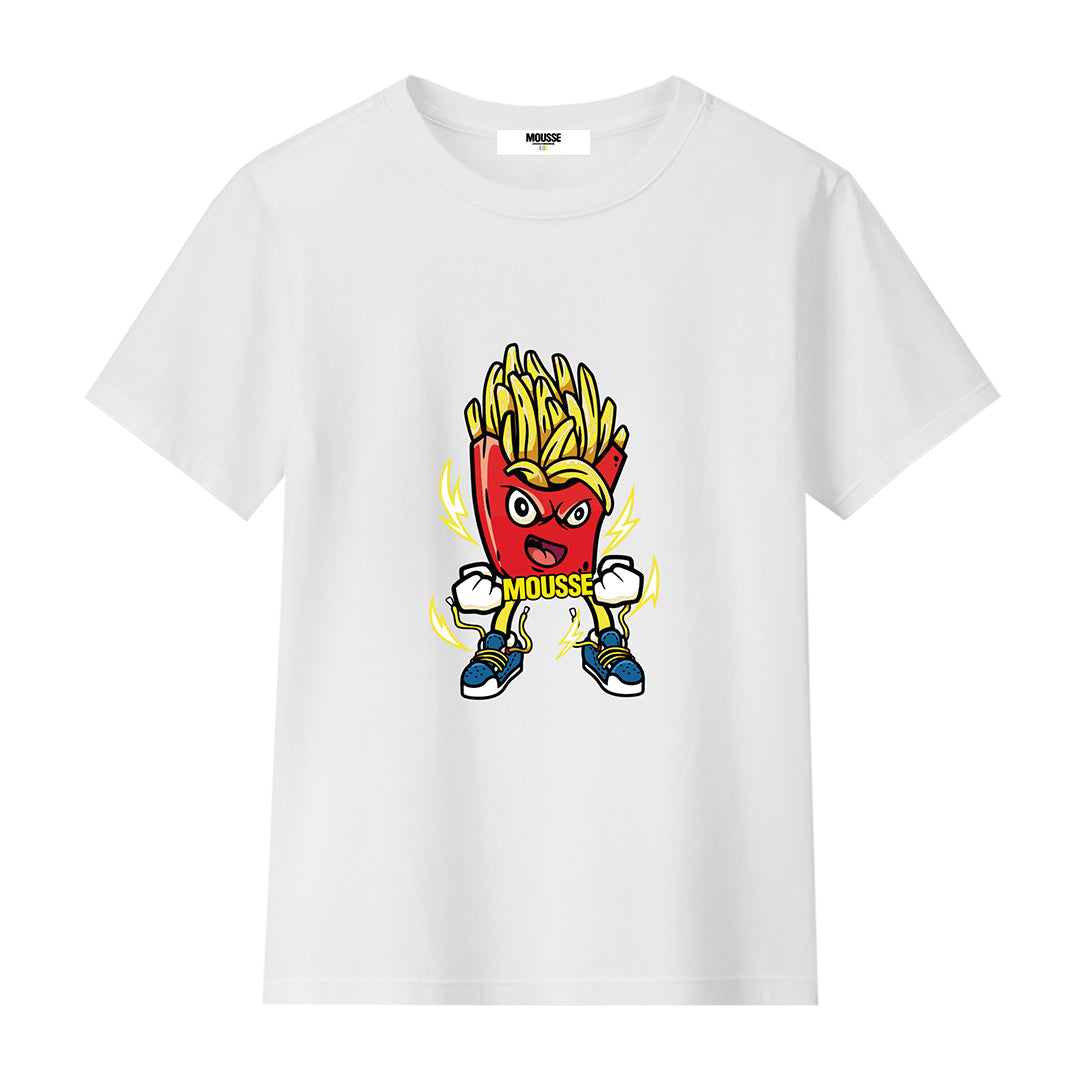 tshirt boy monsterfood white