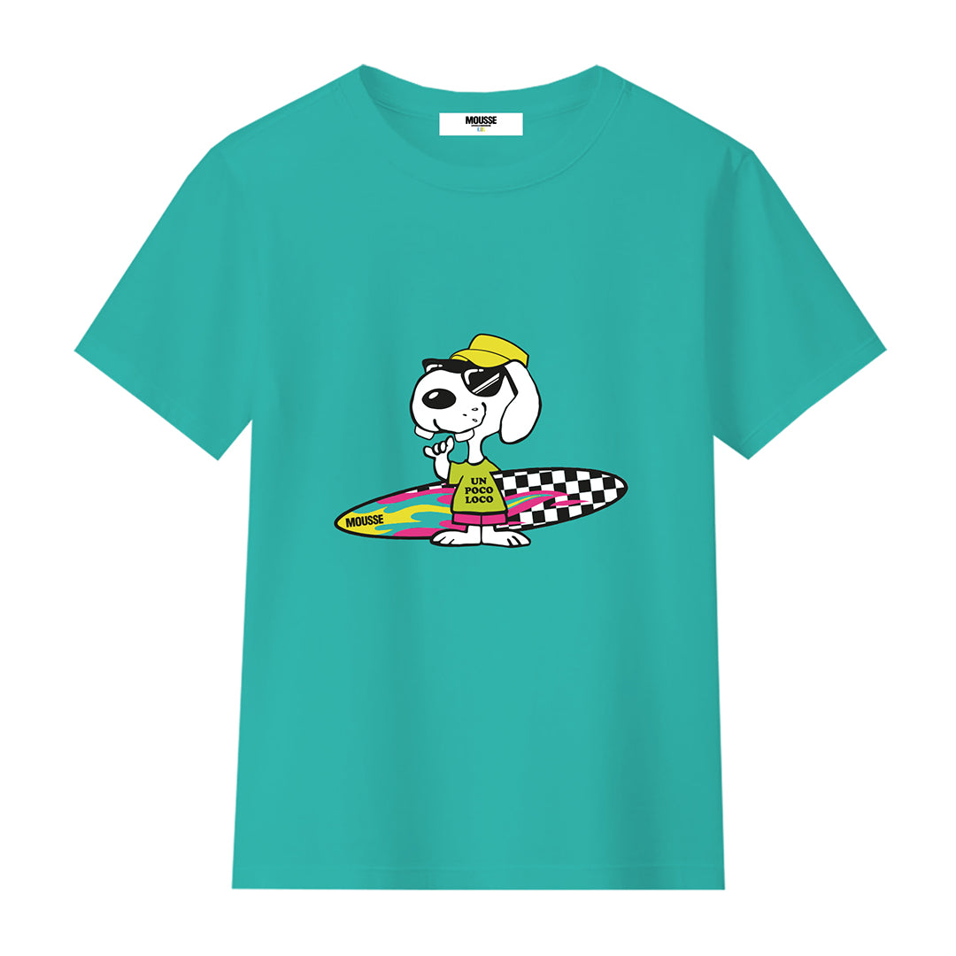 tshirt boy snoopsurf emerald