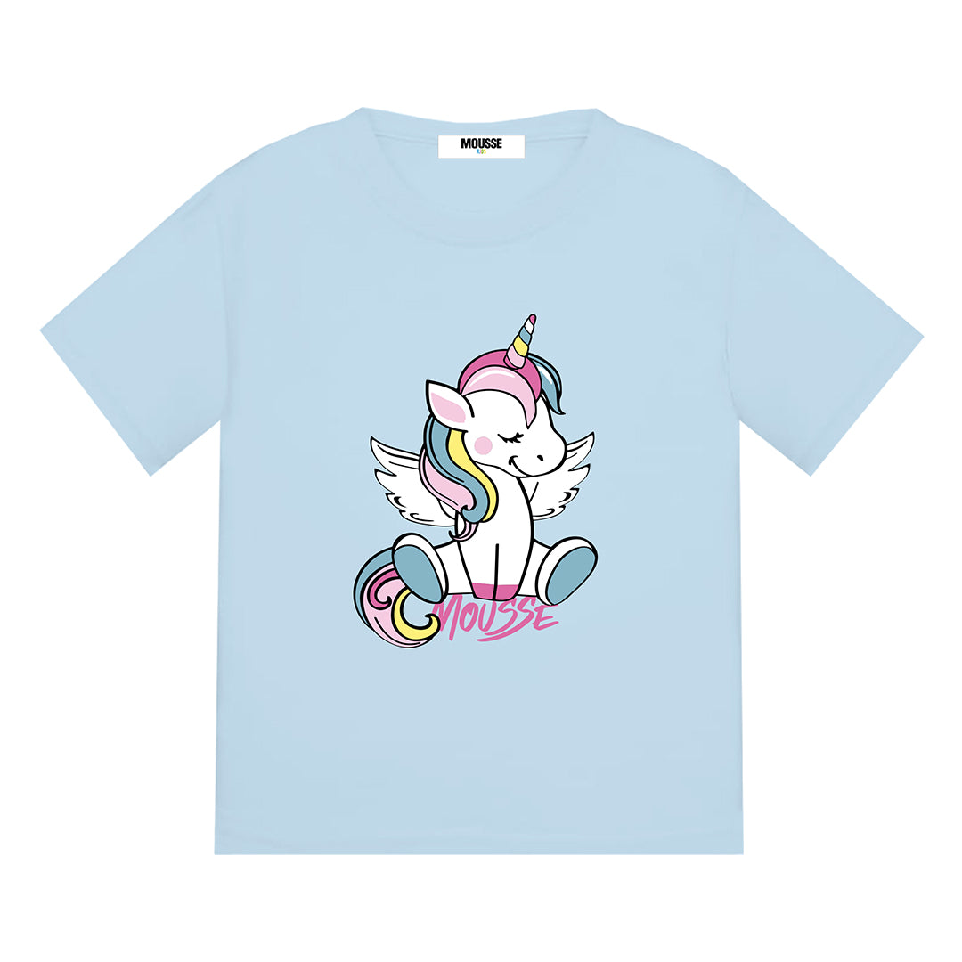 tshirt kids bimba mc azure unicorn sweet