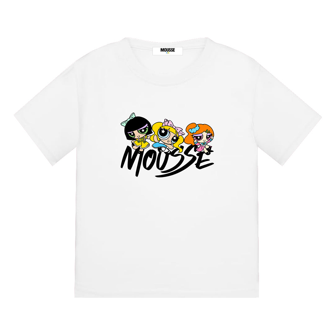 tshirt kids bimba mc white superstars