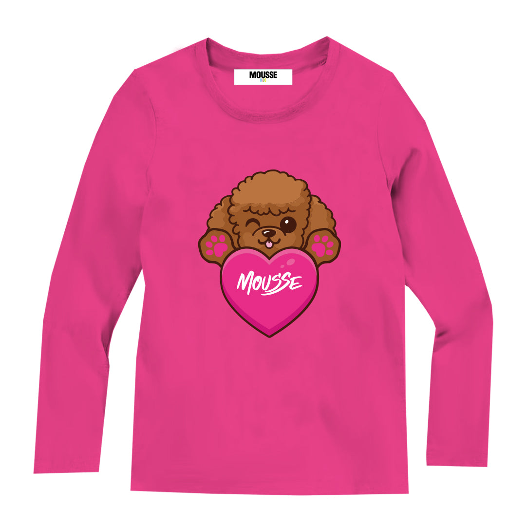 tshirt kids girl ml fuxia arthur