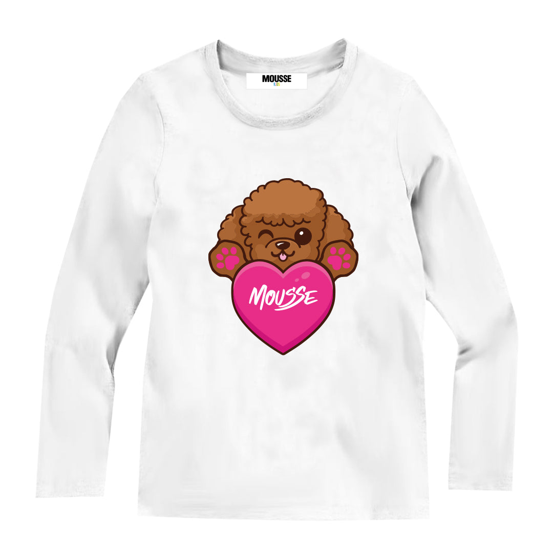 tshirt kids girl ml white arthur