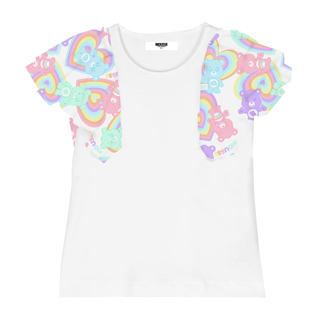 tshirt manica tulle bearainbow