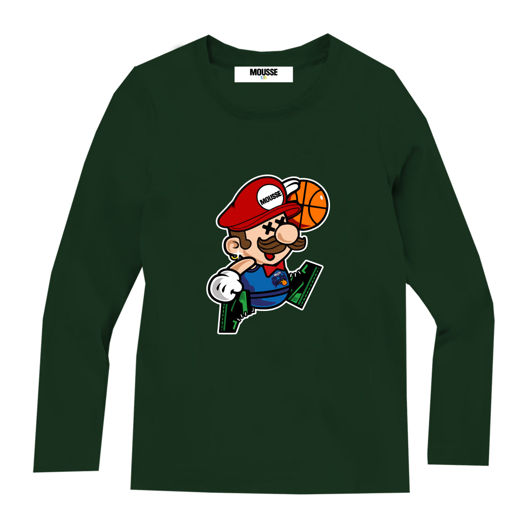 tshirt ml air mario green wood