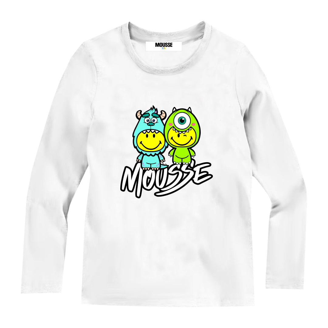 tshirt ml monster friends white