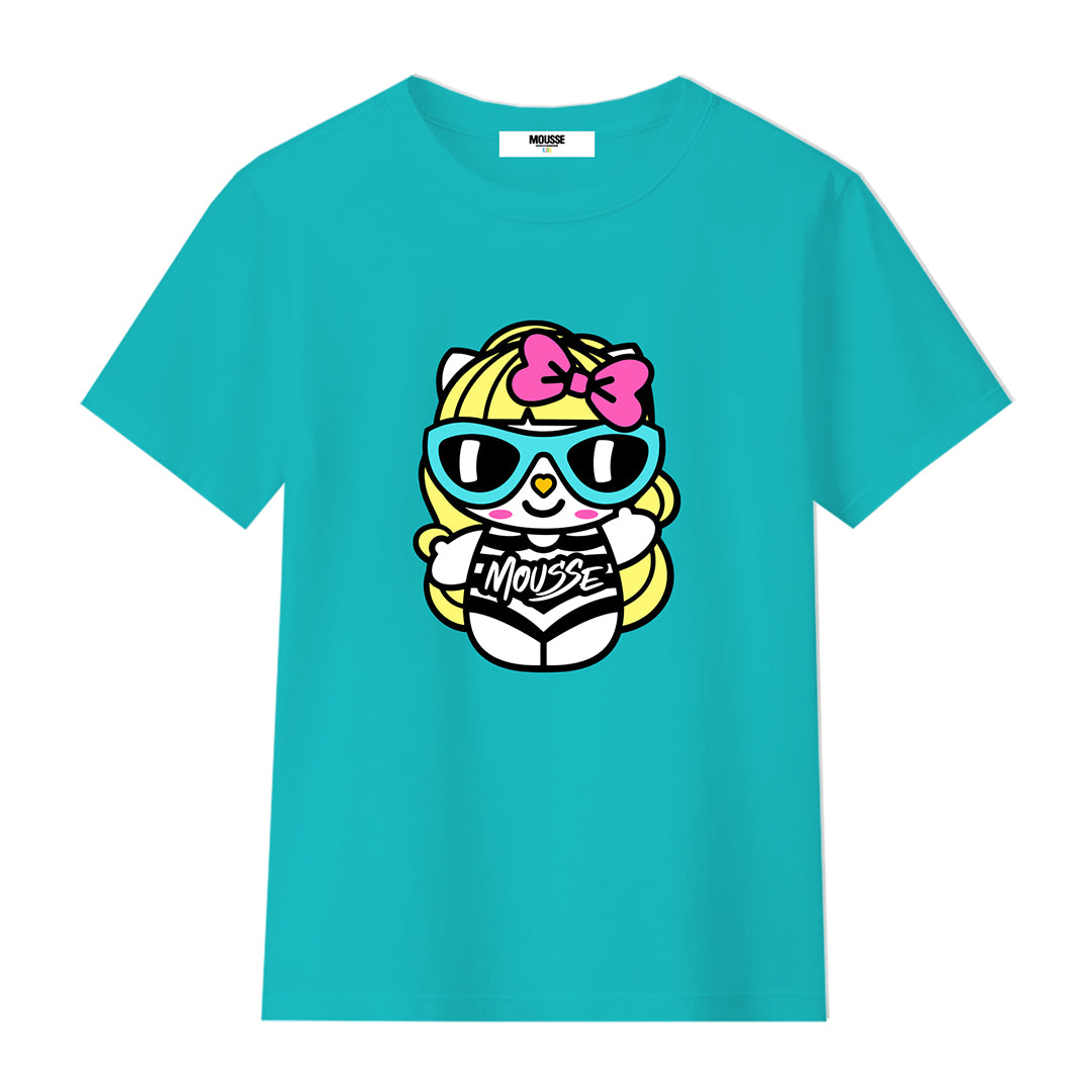 tshirt turquoise catbeach