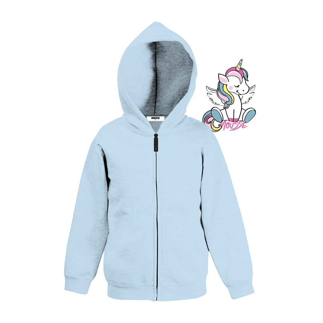 zip capp basic girl azure unicorn sweet