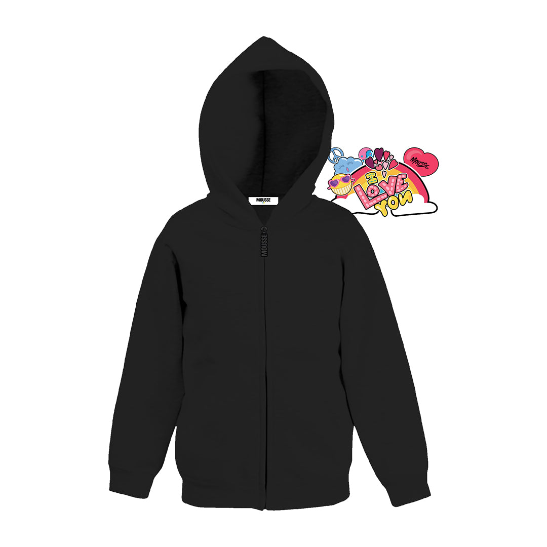 zip capp basic girl black flowerpop