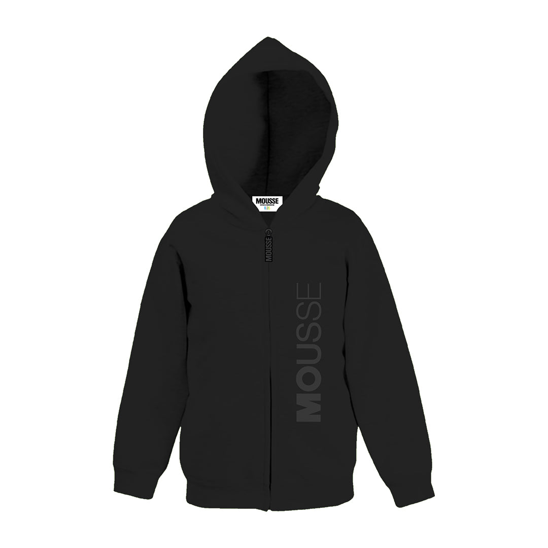 zip capp print boy logo black
